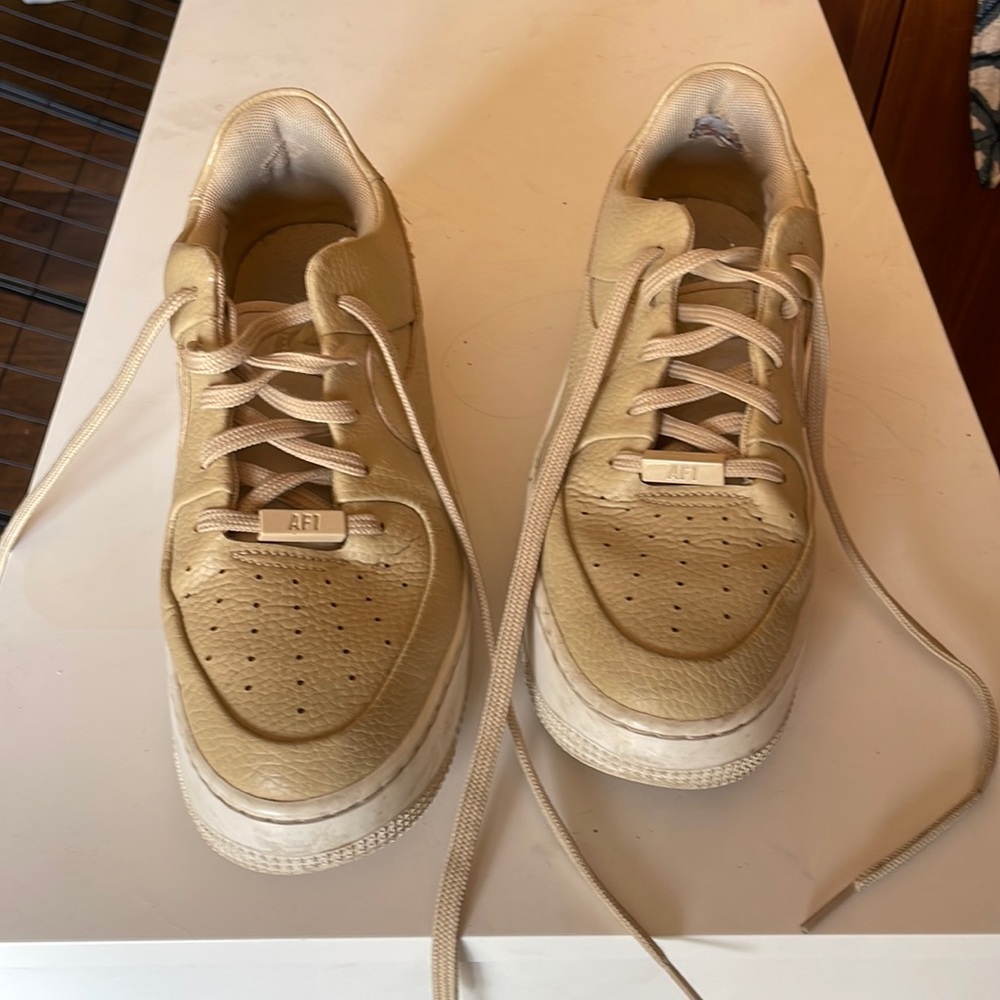 Nike Air Force One Tan AF1 Size US Women’s 8.5